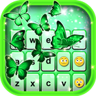 Neon Green Emoticon Keyboard icon