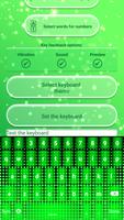 Neon Green Emoticon Keyboard capture d'écran 3