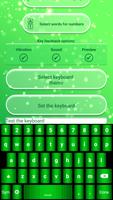 Neon Green Emoticon Keyboard capture d'écran 1