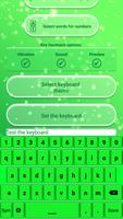 Neon Green Emoticon Keyboard capture d'écran 2