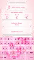 Sakura Keyboard with Emoticons poster