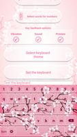 Sakura Keyboard with Emoticons screenshot 1