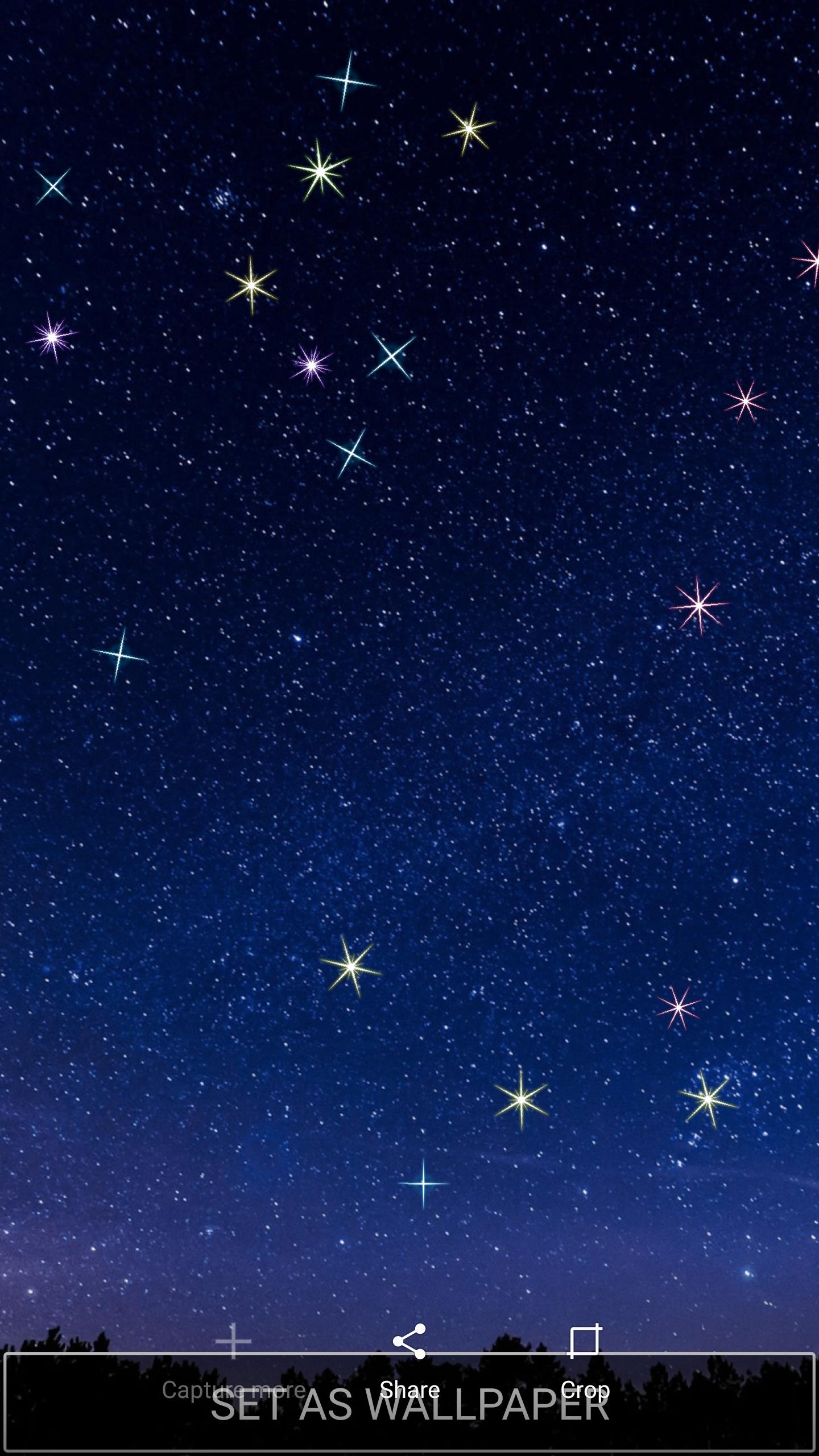 繁星满天的夜空动态壁纸安卓下载 安卓版apk 免费下载