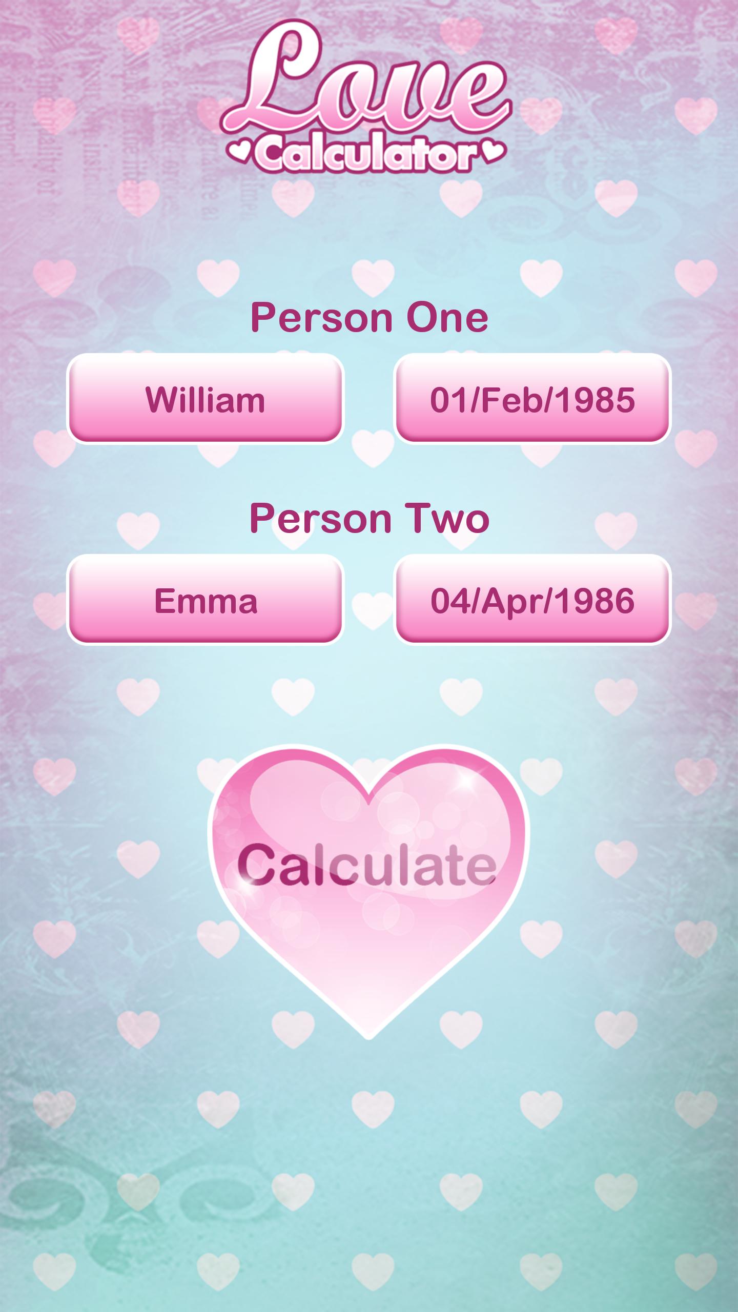 Calcolatrice d'Amore APK per Android Download