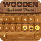 Wooden Keyboard Theme icône
