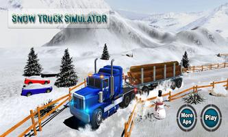 Śnieg Truck Simulator : 4x4 plakat