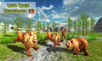 Lion Rage Simulator free poster