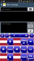 برنامه‌نما America Keyboard عکس از صفحه