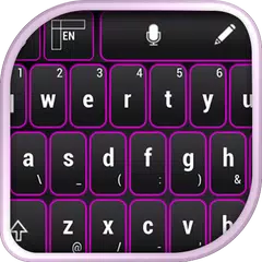 Black and Purple Keyboard