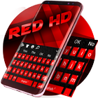 Red HD Keyboard أيقونة