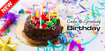 Birthday Cake Greeting Message