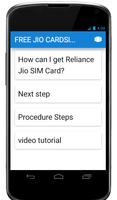 Free Jio CardSIM 4G capture d'écran 1