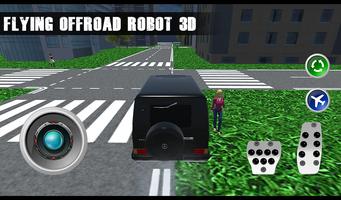 Flying Offroad 4x4 Robot 3D capture d'écran 3