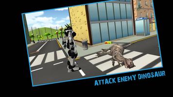 Robot vs Dinosaur Battle : Super City Rescue capture d'écran 2