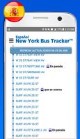 Español New York Bus Tracker™ plakat