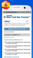 Español New York Bus Tracker™ स्क्रीनशॉट 2