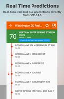 برنامه‌نما DC Metro Transit Tracker عکس از صفحه