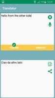 English Italian Translator App স্ক্রিনশট 1