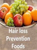 Hair loss prevention foods Affiche