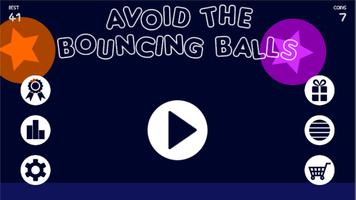 Avoid the Bouncing Balls - Arcade Game Affiche