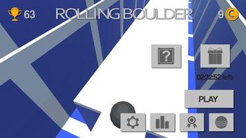 Rolling Boulder - Arcade Game poster