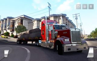 Transporter Truck 2018: Cargo Driving Simulator 3D capture d'écran 3