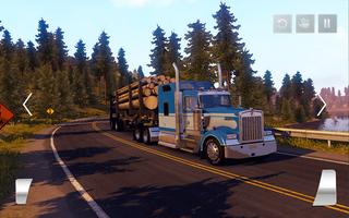 Transporter Truck 2018: Cargo Driving Simulator 3D screenshot 1