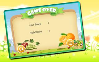 Falling Fruit Catcher Fun Game syot layar 3