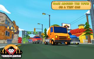 Cartoon Race 3D Car Driver syot layar 1