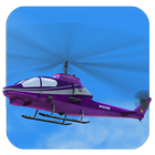 ヘリコプターのパイロット3Dシミュレータ アイコン