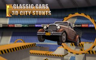 Classic Cars 3D City Stunts Affiche