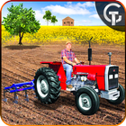 Real Tractor Farming Drive 3D ikon