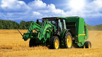 Real Tractor Farming Drive 3D постер