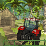 Tractor hill climb racing 3D иконка