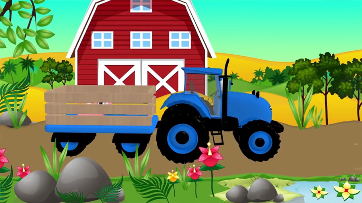 Бесплатную игру синий трактор. Синий трактор игра. Трактор с прицепом синий. Домик синий трактор. Синий трактор на липучках.