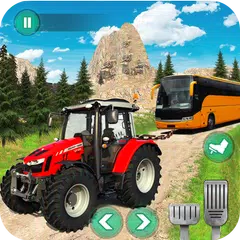 Tractor Pull Bus game - Tractor Hauling Simulator APK download