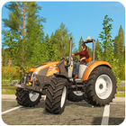 Farm Simulator 2018: Cargo Tractor Driving Game 3D simgesi