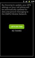 SIMPLE Mobile Data Settings screenshot 1