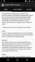 Mobile SMS Tracker capture d'écran 3