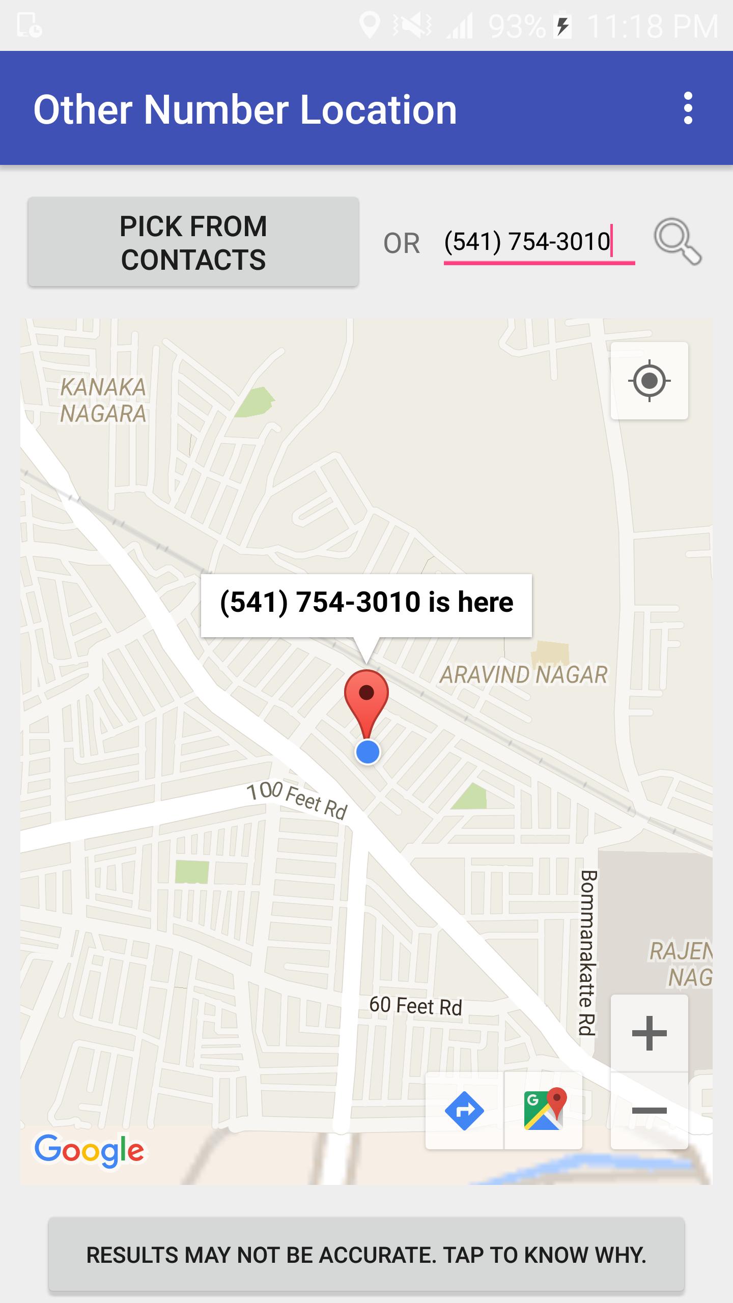 how to check other number location