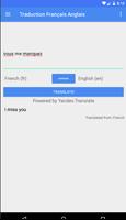 Traduction Français Anglais syot layar 2