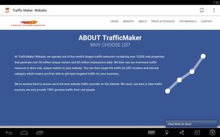 Traffic Maker. Website capture d'écran 2