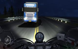 Highway Traffic Moto Rider 3D Poster