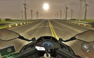 Highway Traffic Moto Rider 3D captura de pantalla 1