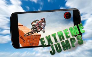 Impossible Motor Bike Sky Track Race Stunt Game 3D Affiche