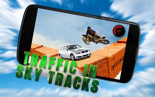 Impossible Motor Bike Sky Track Race Stunt Game 3D capture d'écran 1