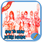 How to Draw Justice League biểu tượng