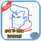 How to Draw Superman biểu tượng