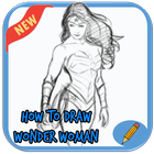 How to Draw Wonder Woman biểu tượng