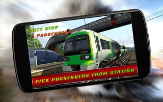 Express Train Driving 3D Real Simulation Fun Game Affiche